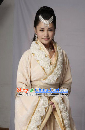 Chinese Princess Stage Costumes and Hair Jewelry