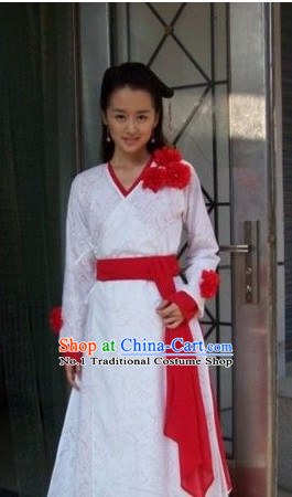 Chinese Swordwoman Costume and Hat