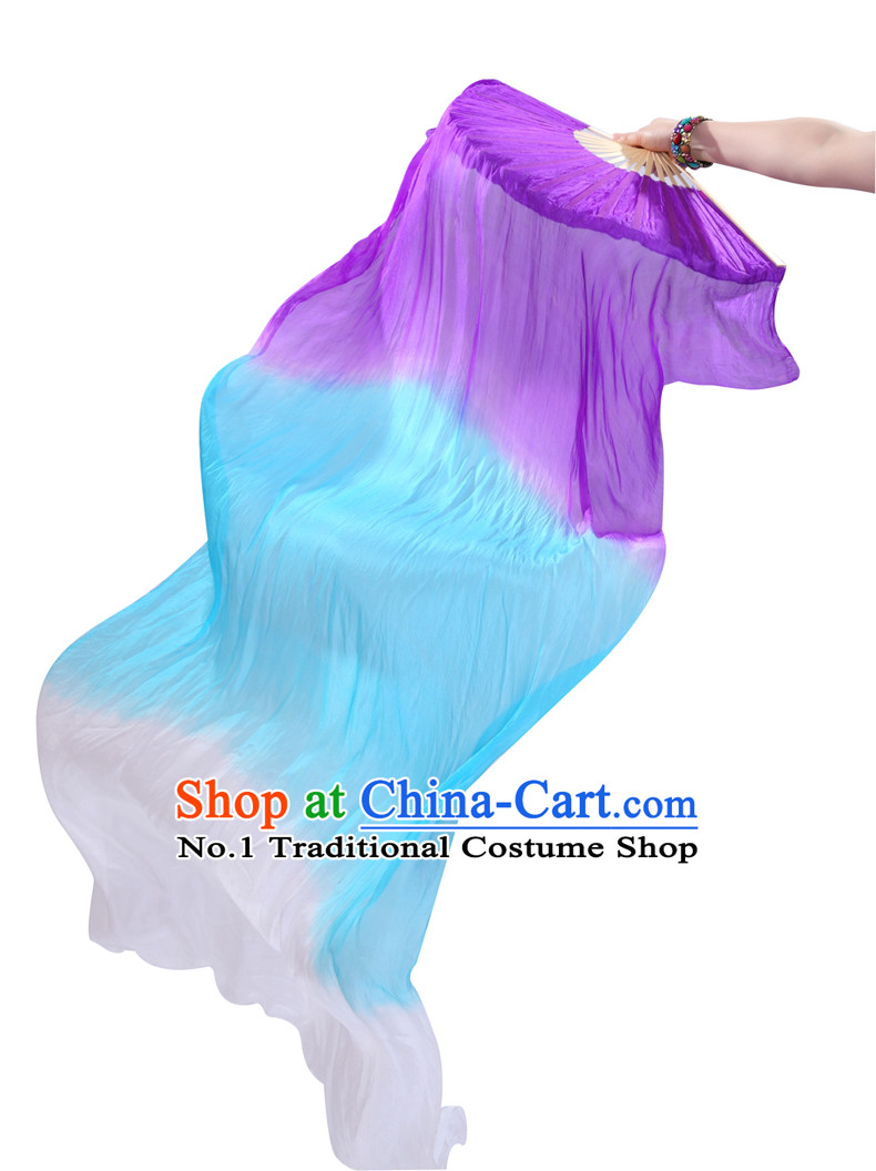 Long Silk Chinese Fan Streamers Dance