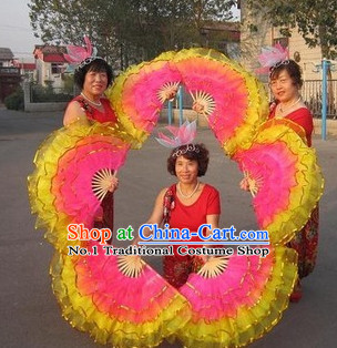 Five Layers Chinese Dancing Hands Fan