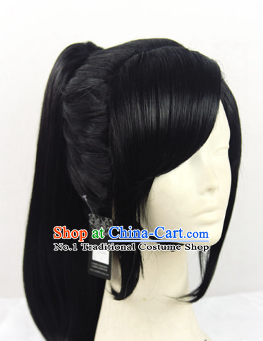Traditional Chinese Swordsman Hair Wigs