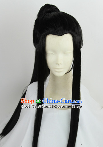 Chinese Fashion Ancient Style Male Long Wig