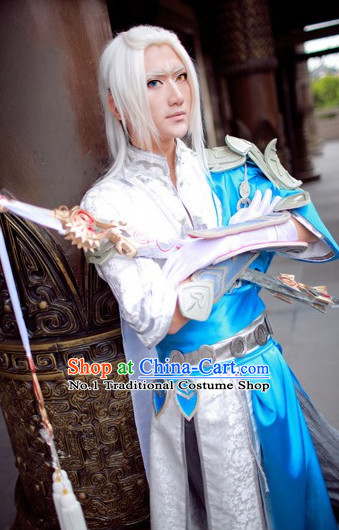Chinese Traditional Cosplay Fighter Costumes for Men