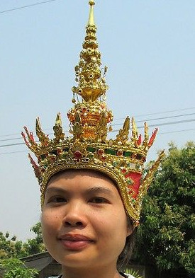 Traditional Thai Golden Hat
