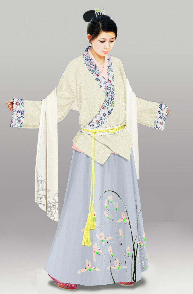 China Classical Lady Hanfu Clothing