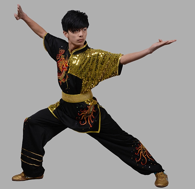 Top Dragon Embroidered Martial Arts Uniform Complete Set