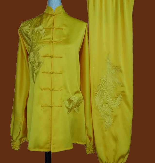 Top China Color Gold Taiji Suit