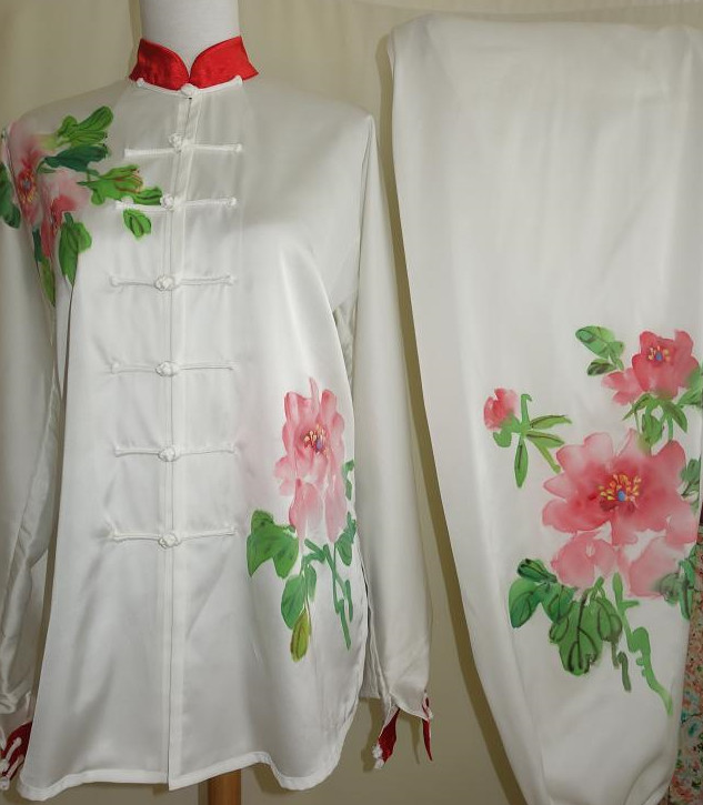 Top White Tai Ji Competition Championship Suits