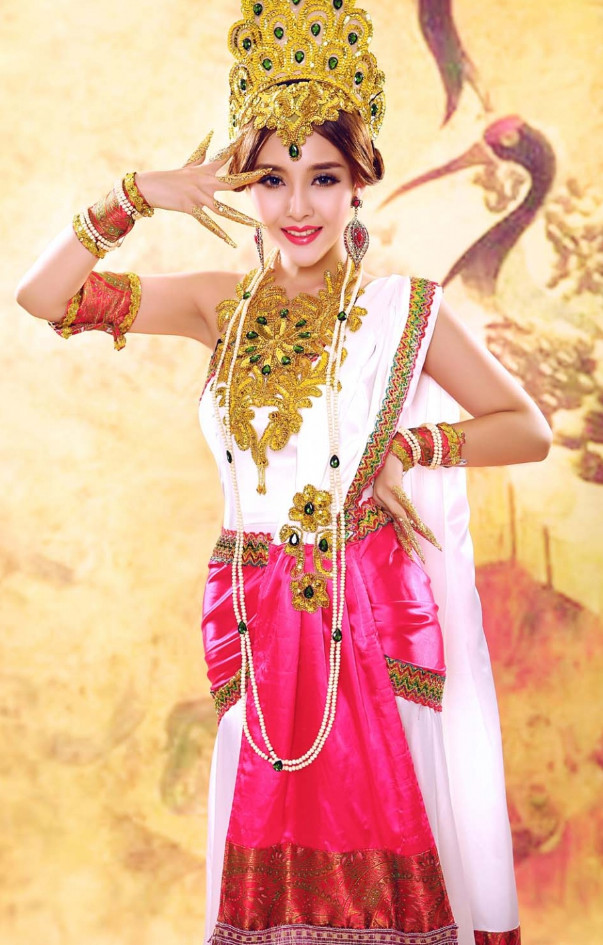 Chinese Indian Carnival Costumes Dance Costumes Traditional Costumes for Women