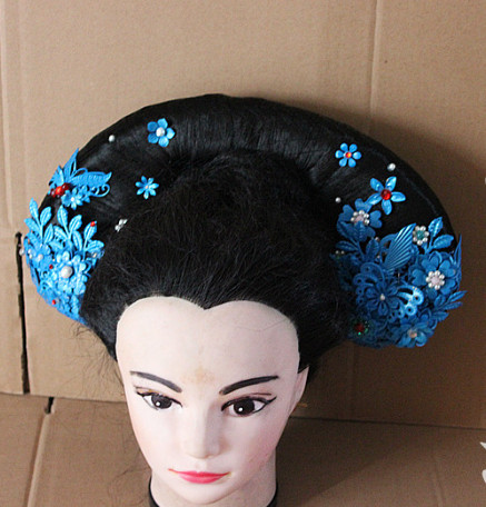 Top Chinese Qing Dynasty Empress Hair Accessories Headpieces Hair Combs Jewellery Complete Set