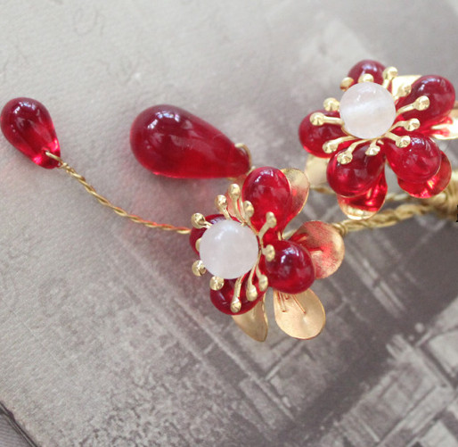 Chinese Traditional Handmade Plum Blossom Hair Clip