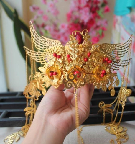 Chinese Traditional Hair Accessories Comb Fascinators Headbands Bridal Headpieces
