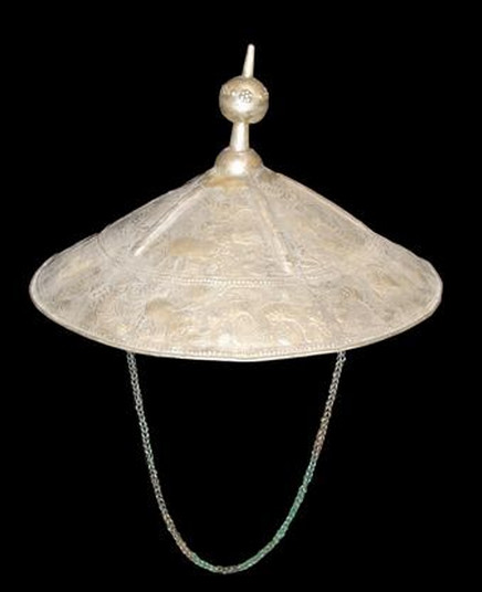 Chinese Miao Silver Hat