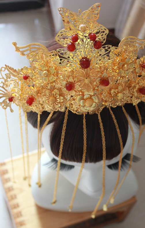 Chinese Traditional Hair Accessories Hair Fascinators Headbands Bridal Headpieces