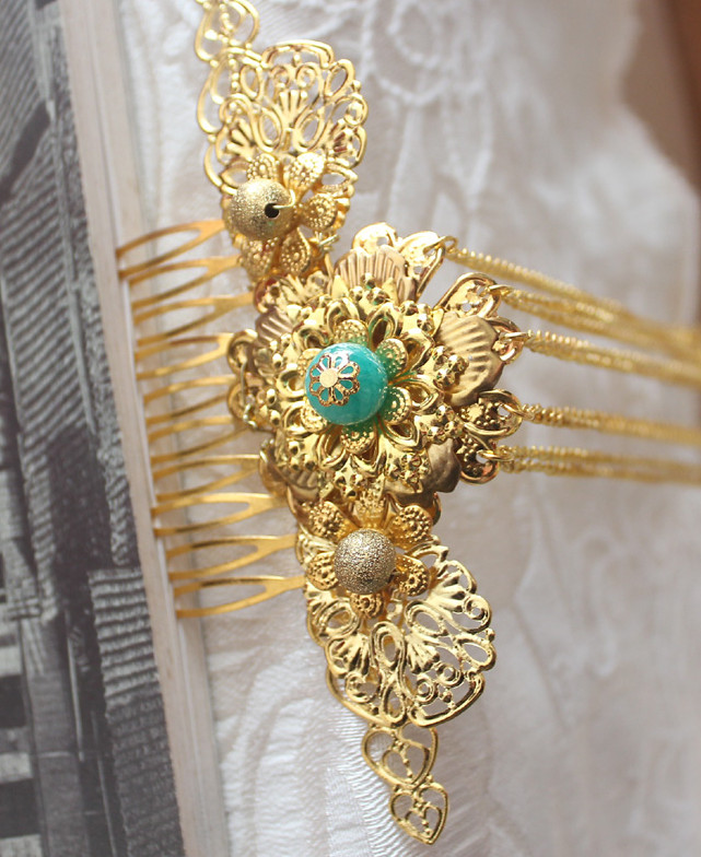 Chinese Traditional Hair Accessories Hair Fascinators Headbands Bridal Headpieces