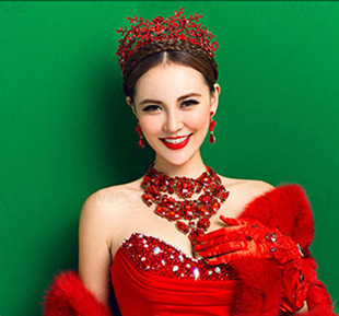 Top Bridal Baroque Style Queen Crown