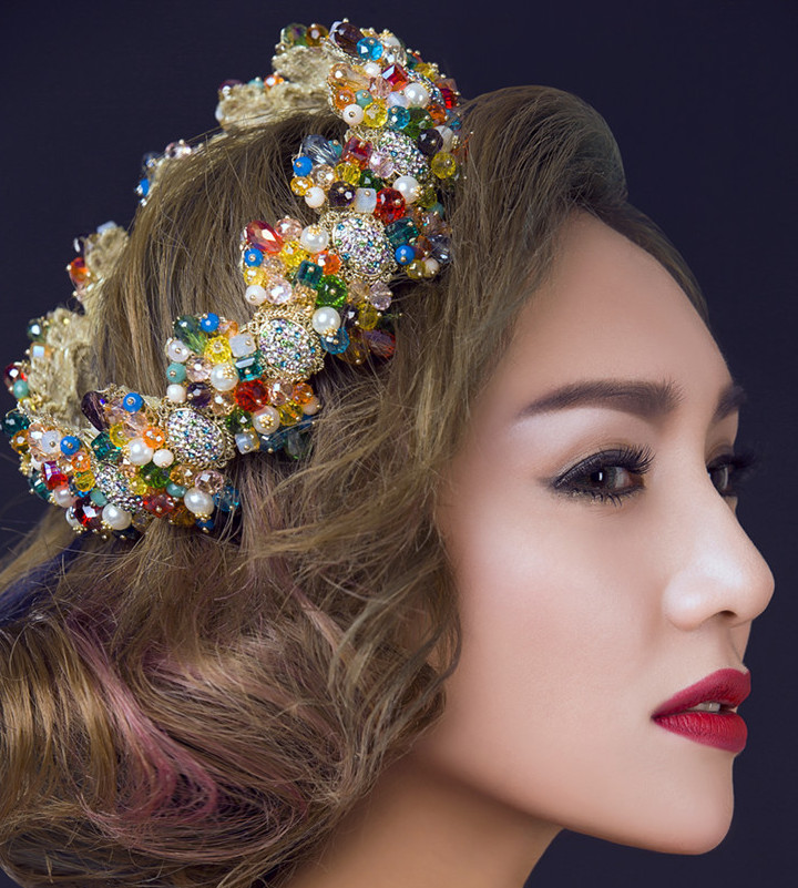 Top Bridal Baroque Style Queen Crown