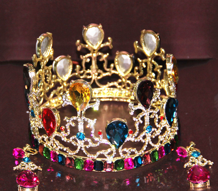 Bridal Baroque Style Queen Crown