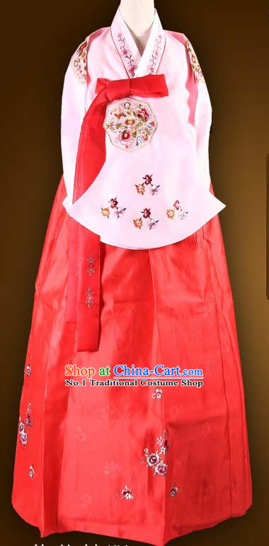 Traditional Ceremony Dress Custom Made Dangui Korean Royal Hanbok Costumes for Women