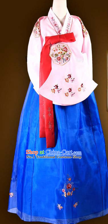 Traditional Ceremony Dress Custom Made Dangui Korean Royal Hanbok Costumes for Women