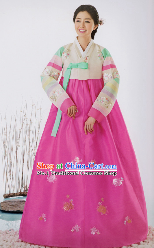 Korean Traditional Clothing Custom Made Women Dangwi Hanbok for Birthday Party Halloween