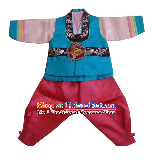 Traditional Korean Clothing Custom Made Kids Hanbok