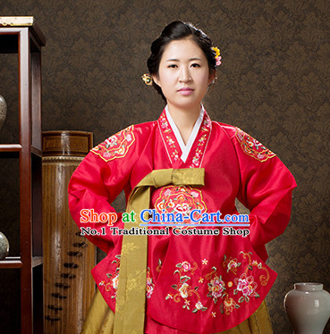 Korean Custom Made Dangui Hanbok Dresses for Women