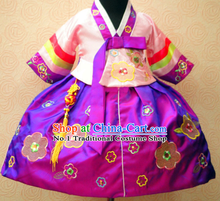 Korean Traditional Dresses Dance Costumes for Kids