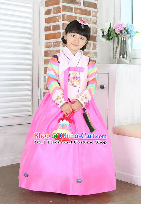 Korean Princess Traditional Hanbok Clothing Dress online Kids Clothes Designer Clothes