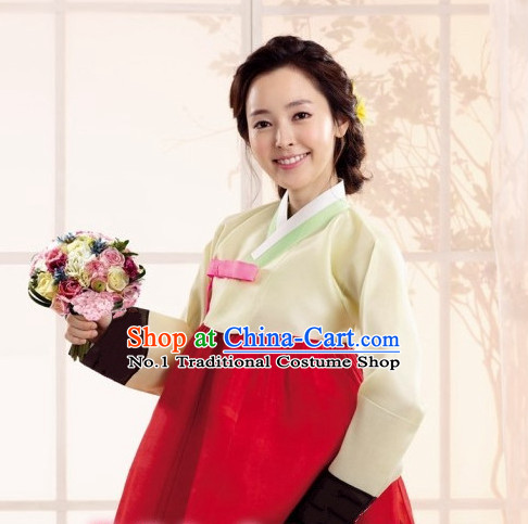 Korean Traditional Hanbok Wife Clothing