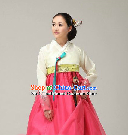 Top Korean Traditional Custom Made Modern Hanbok Skirt Complete Set for Women