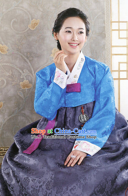 Top Korean Traditional Hanbok Clothing Complete Set for Women
