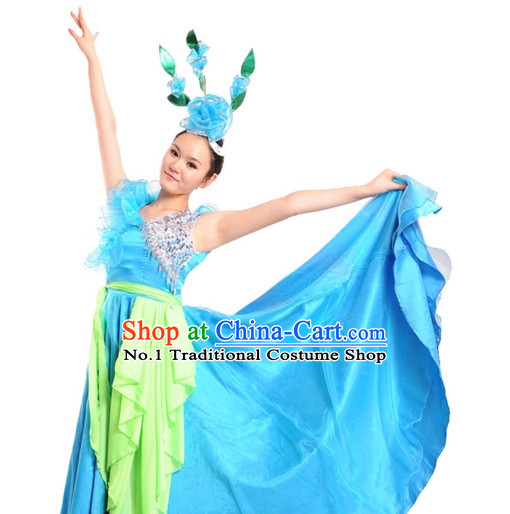 China Shop Chinese Dance Costumes Complete Set for Women