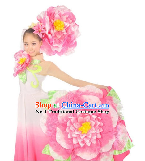 China Shop Chinese Flower Dance Attire for Women