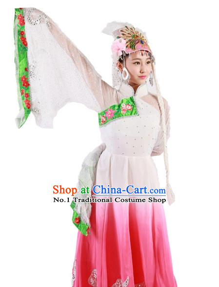 Custom Made Chinese Classical Group Dance Costumes Team Dance Costumes for Women