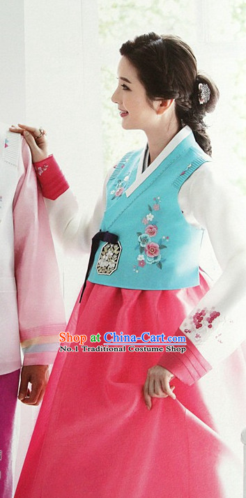 Korean Formal Costumes Hanboks Complete Set