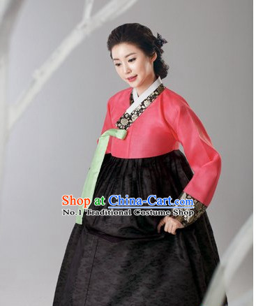 Traditional Korean Female Hanbok Outfits Complete Set