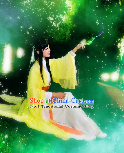 Chinese Costumes Traditional Clothing China Shop Yellow Fairy Costumes