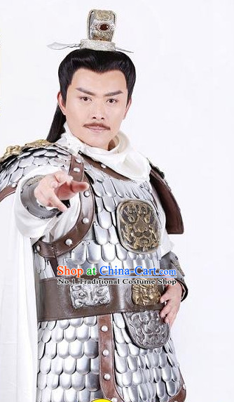 Chinese Tang Dynasty General Armor Costume Asia fashion China Civilization for Men