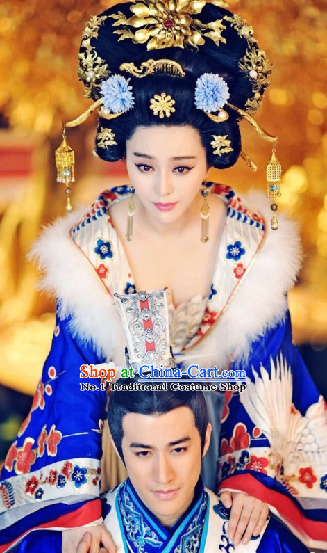 Chinese Traditional Style Female Empress Hair Jewelry