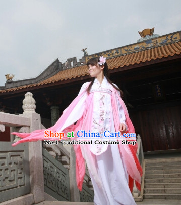 Asian Fashion Chinese Female Fairy Hanfu Outfit Complete Set for Women