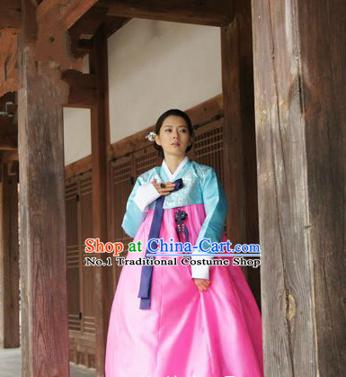 Korean Traditional Hanbok Formal Dresses Special Occasion Dresses for Girls