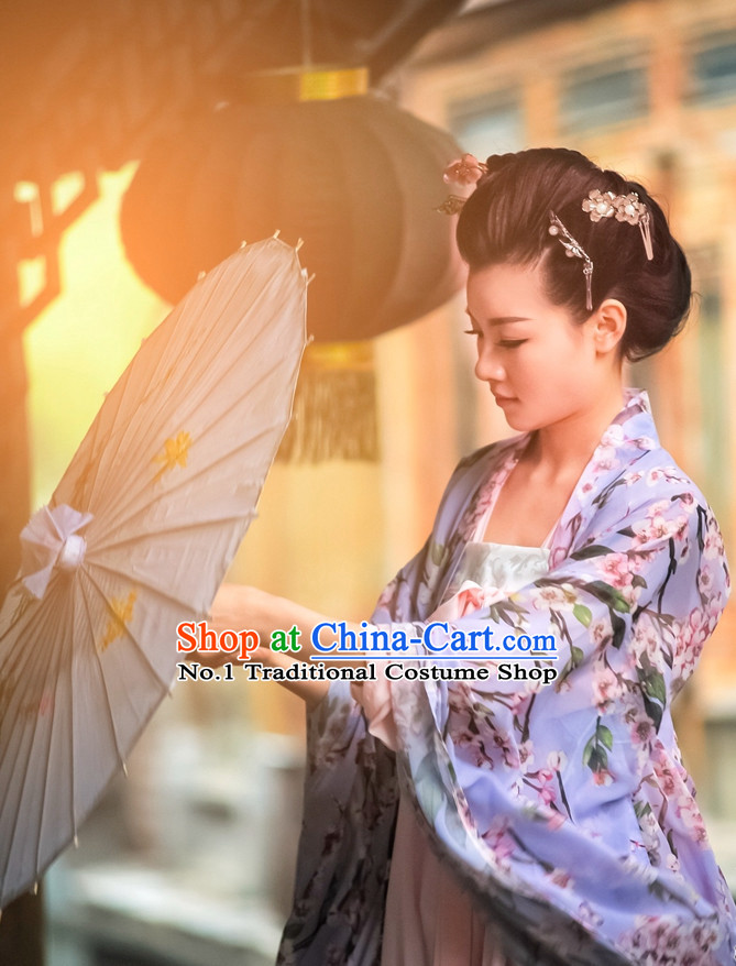 Asian Fashion Oriental Dresses Chinese Hanfu Plus Size Classy Garments Complete Set