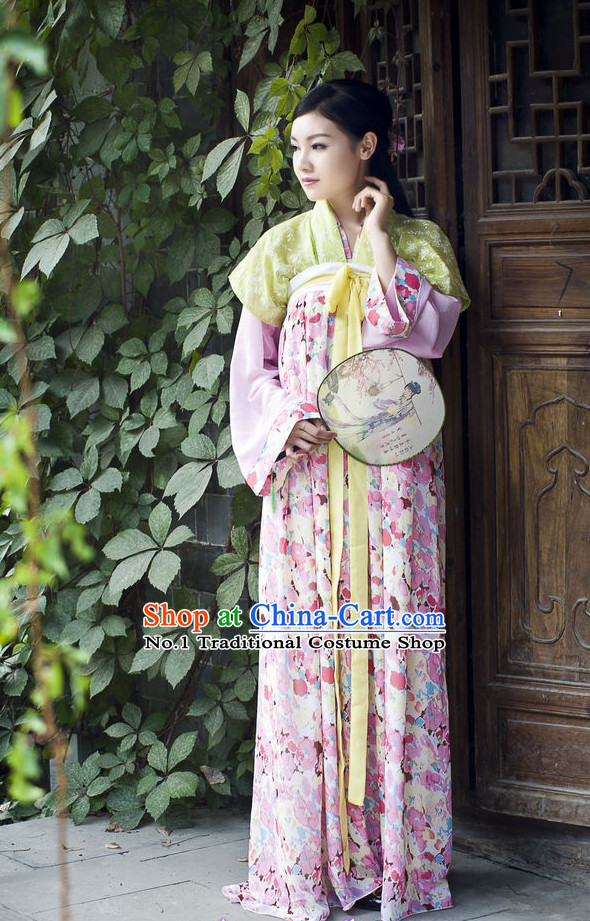 Asian Fashion online Oriental Dresses Chinese Hanfu Plus Size Wholesale Dress Complete Set