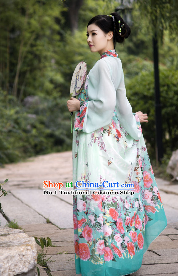 Asian Fashion Oriental Dresses Chinese Hanfu Plus Size Classy Dresses