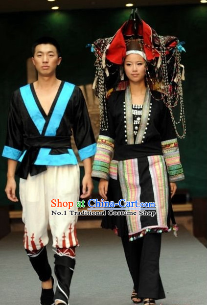 Oriental Clothing Chinese Traditional Ethnic Plus Size Clothing for Men and Women