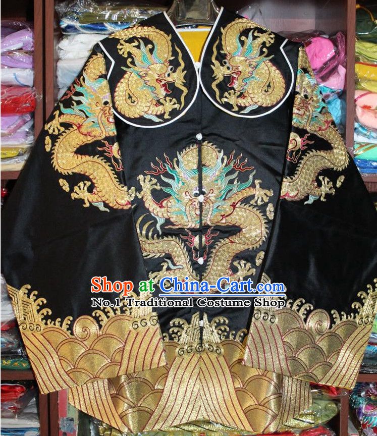 Oriental Clothing Chinese Peking Opera Dragon Embroidery Costumes Robes