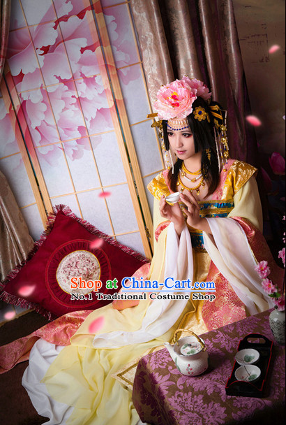 Chinese costumes costume asian fashion oriental clothing wig clothes traditional