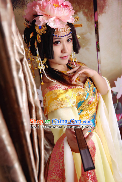 Chinese costumes costume asian fashion oriental clothing wig clothes traditional