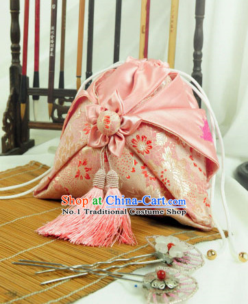 Asian Fashion Chinese Classical Hanfu Accessories Traditional Handmade Designer Hand Bags Handbags